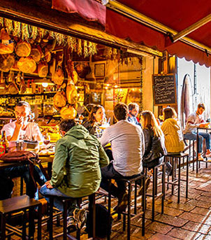 Mapa gastronômico de Bolonha